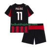 AC Milan Christian Pulisic 11 Børn Hjemme Fodboldsæt 2025-26 S/S (+ Korte bukser)